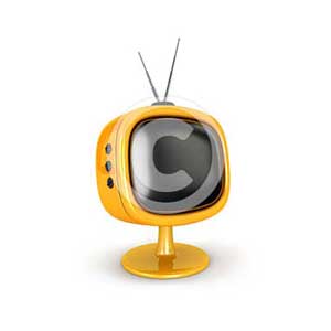 3d retro television