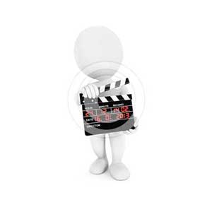 3d white people movie clapper